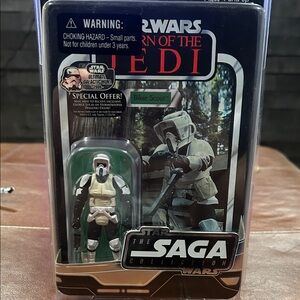 Star Wars Saga Collection Biker Scout Figure